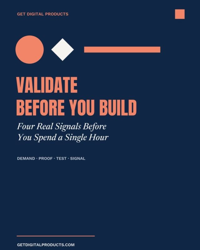 Validate Before You Build